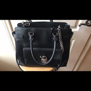 Michael Kors leather bag w/silver hardware